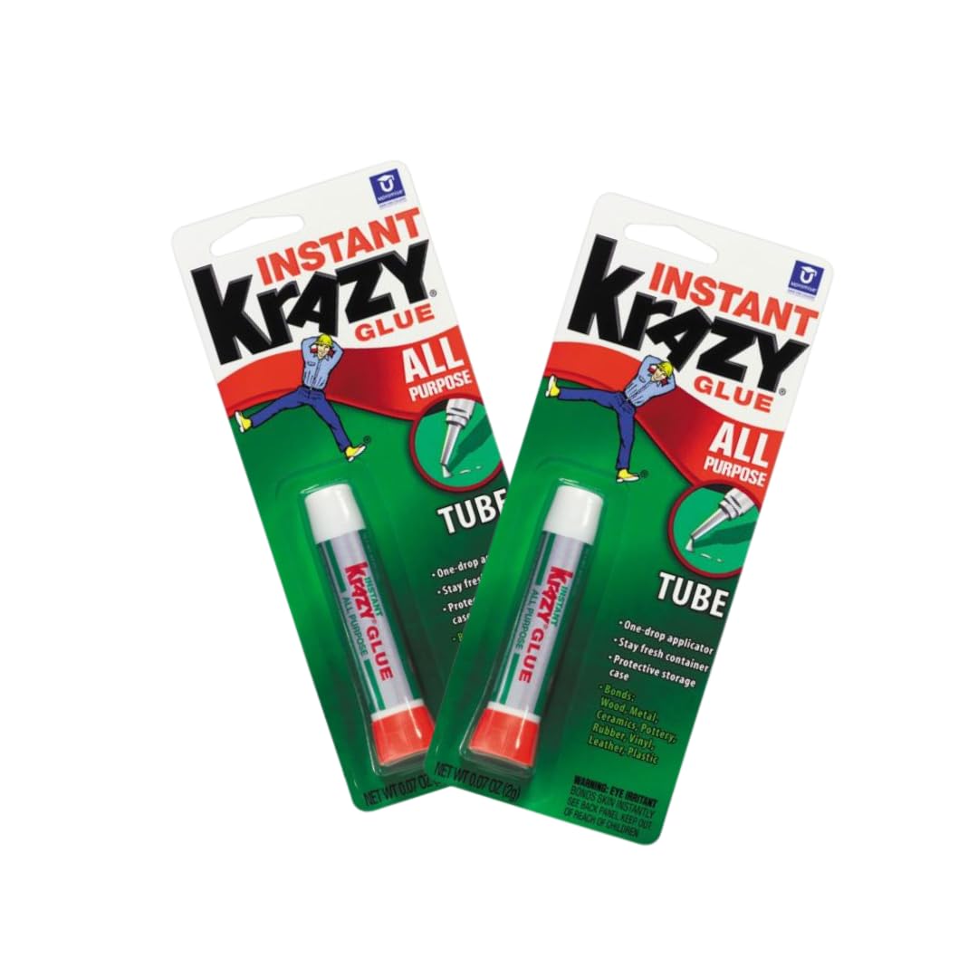 Ultra-Strong Instant Adhesive Gel – Craft Adhesive Set – Clear Glue, Strong Bond for Scrapbooking, Slime, Plastic, Paper, and Jewelry Repairs | Multipurpose Solution (Pack of 2)