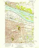 YellowMaps Mount Tabor OR topo map, 1:24000 Scale, 7.5 X 7.5 Minute, Historical, 1954, Updated 1956, 26.8 x 21.9 in - Tyvek