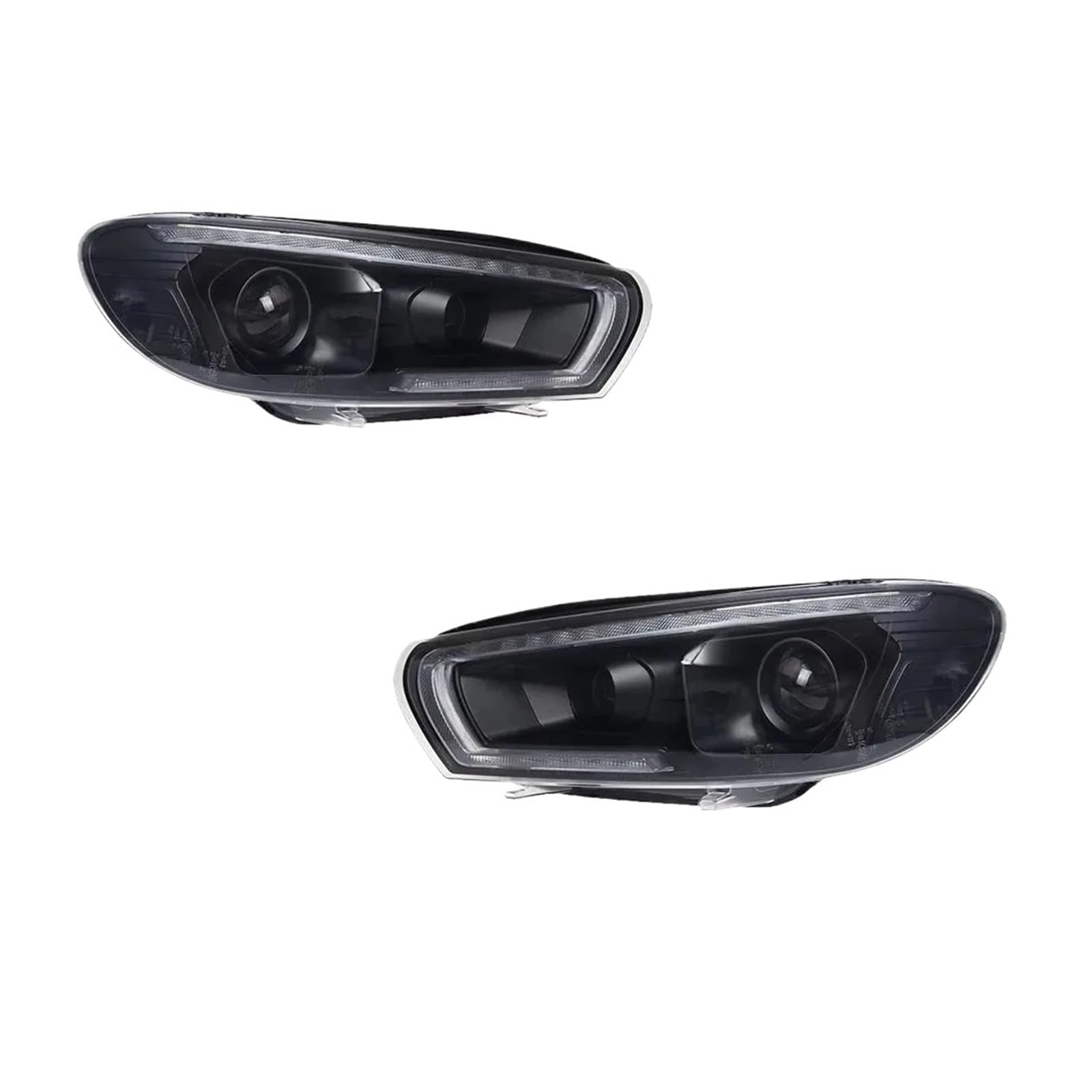 Gruppo Ottico Anteriore con luci diurne a LED (DRL), indicatori di direzione e fari alogeni per VW Scirocco 2008-2016