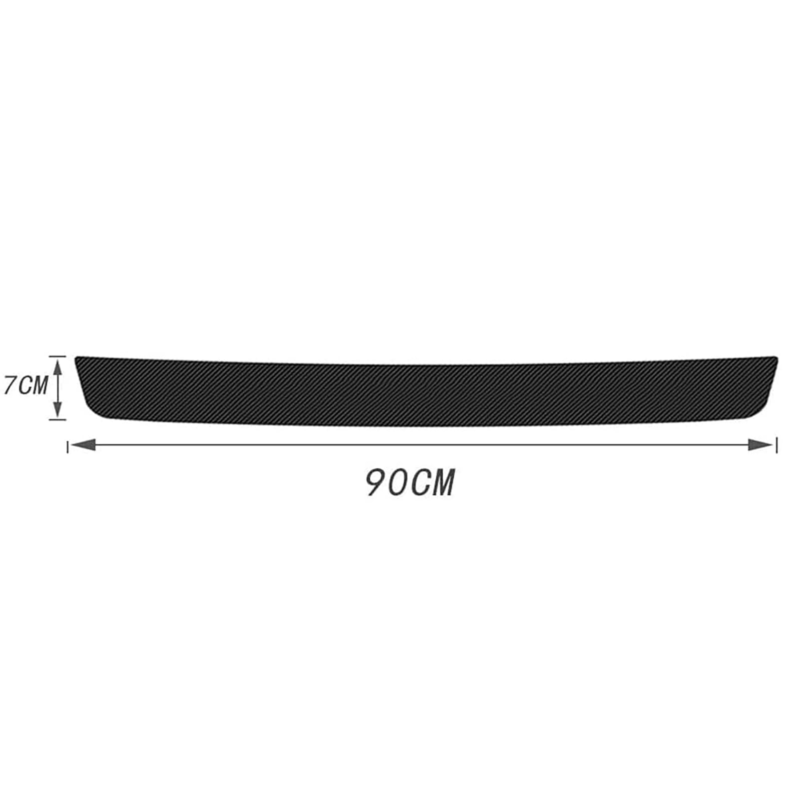Protezione Paraurti Posteriore per Fiat Panda Hybrid 2020-2025 169, Protezione Porta Soglia Sticker, Protezione Bagagliaio