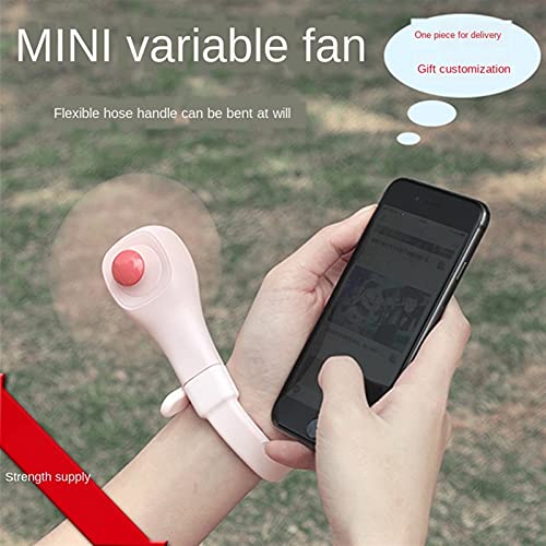 HAOSHAN Mini variëteit fan slang handgreep USB Opladen kleine ventilator buiten draagbare handbediende elektrische… - Image 3