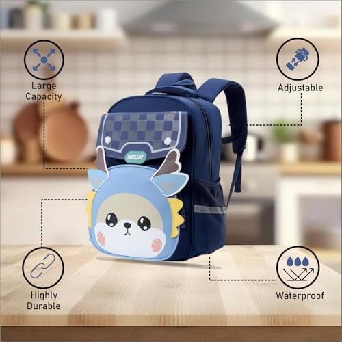 Image of Tinytot 22 Litre 17-Inch Waterproof Large School Bag for Boys & Girls, Kids School Bag, School Backpack for Girls and Boys, for Kids, Ideal for Children