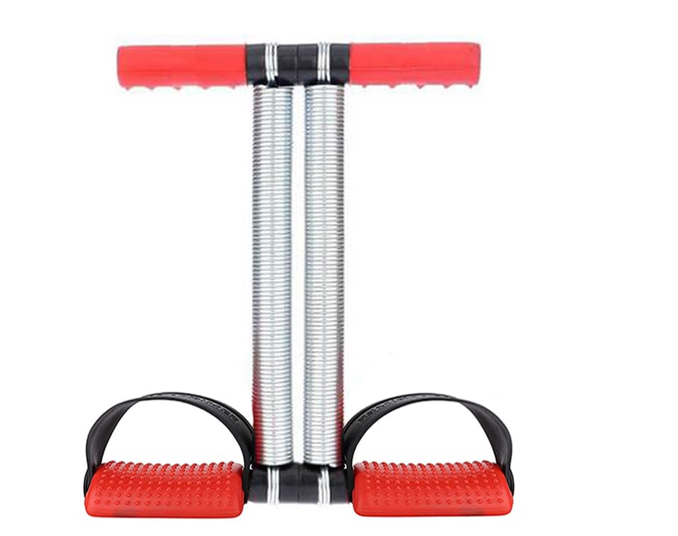 Cool Buddyzz Red Tummy trimmer + Single band Ab Exerciser for Men and Women Biceps Body Toner Exercise Equipment for Home gym_ (B0CXPZNXY4) Amazon Price History, Amazon Price Tracker