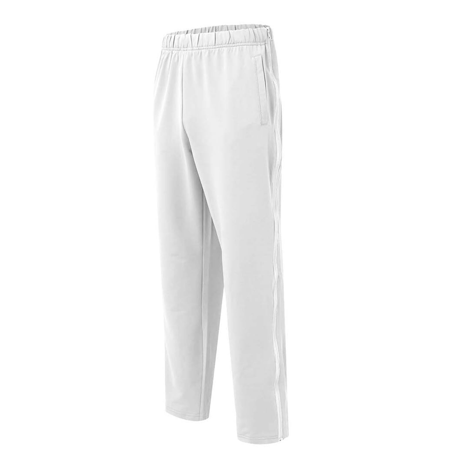 Męskie spodnie dresowe Baggy Sweatpants paski rehabilitacyjne spodnie rehabilitacyjne z guzikami na boku, spodnie treningowe z boczną listwą guzikową do otwierania guzików, spodnie sportowe z