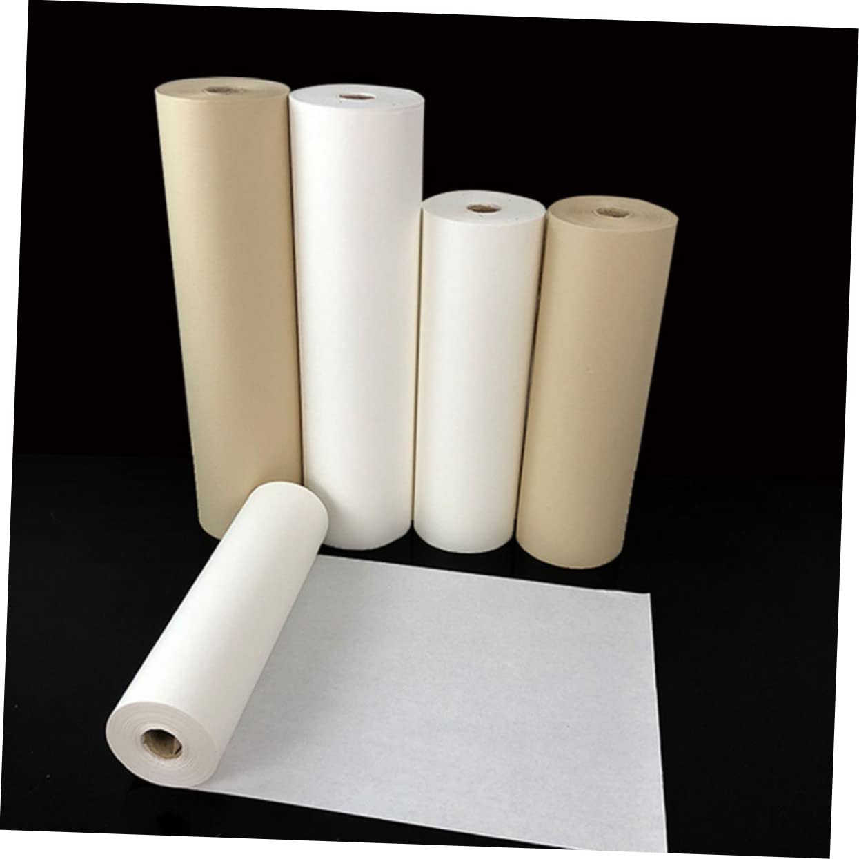 Hemobllo Premium Xuan Papier Rolle zum Schreiben und Malen mit Dickem Atmungsaktivem Papier für Chinesische Kalligraphie und Traditionelle Malerei Weißes Zeichenpapier
