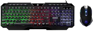 Kit Teclado e Mouse Gamer Mancer Krinus, Rainbow, Teclado ABNT2, Mouse 3600DPI, MCR-KRS-RBW01
