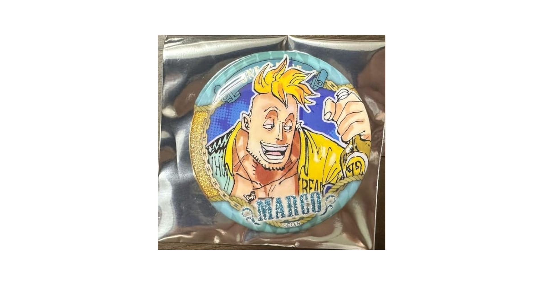 ONE PIECE ワンピース　缶バッジ＆特製ホルダー　マルコ　第3弾 ONE PIECE』缶バッジ＆特製ホルダーコレクション 第3弾 （全10種