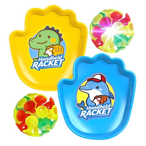 Genérico Juego de Atrapar Pelota | Juguete De Exterior para Lanzar | Juego De Pelota Luminosa para Lanzar Y Atrapar En Exterior,para Niños Y Niñas En Playa Patio Parque Regalo Cumpleaños Navidad