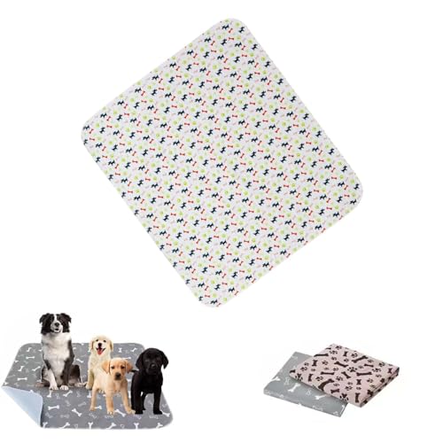 Image of BloomPad Pee Pads, The Pee Pad Dogs Actually use, Reusable Puppy Pad Washable for Dogs & Cats, Durable Leak-Proof & Anti-Slip Pet Training Pads for Home & Travel (White,L)