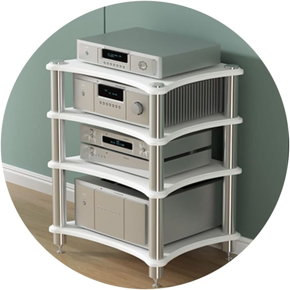 Audio Cabinet 4-Layer Stereo Equipment Gaming Consoles Streaming Devices Audio Rack With Shock-Absor… Audio Cabinet 4-Layer Stereo Equipment Gaming Consoles Streaming Devices Audio Rack With Shock-Absor…