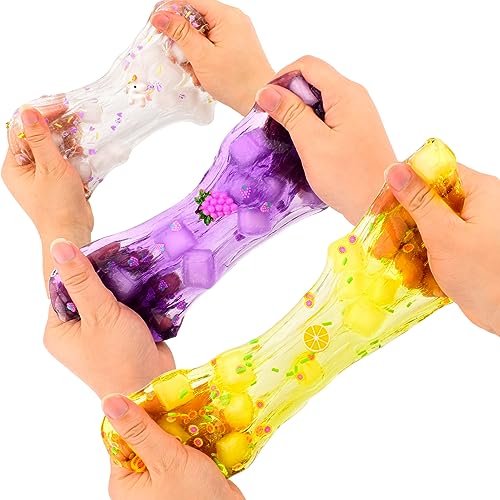 Dujuanhua N001 N002 8 Pack Jelly Cube Crunchy Slime Kit thumb #5