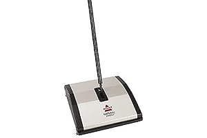 Bissell Natural Sweep Carpet and Floor Sweeper, Durable Multi-Surface Cleaning Solution