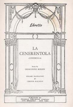 Pamphlet Libretto, La Cenerentola (Cinderella) Book