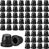 Brake Bleeder Screw Cap Grease Fitting Cap Rubber Dust Cover for Cars and Motorcycles 60 Pieces