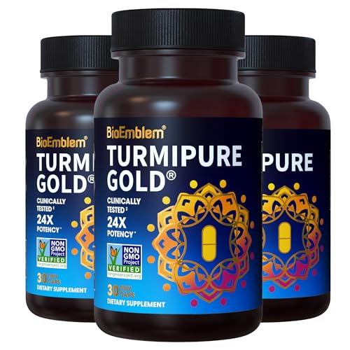 BioEmblem Turmeric Curcumin with TurmiPure Gold