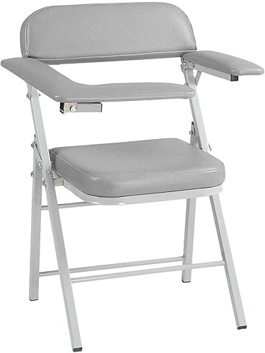 Silla plegable portátil con una almohadilla recta y una almohadilla de brazo abatible para donantes, probada de forma independiente según las normas