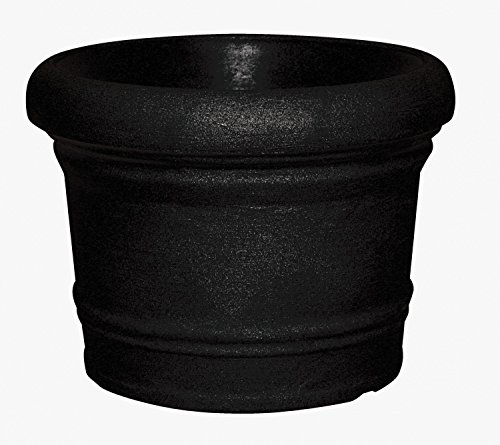 geli Thermo Plastic Pflanzkübel Palermo aus Kunststoff, Farbe:anthrazit;Durchmesser:70 cm