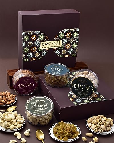 Image of HyperFoods Diwali Hampers Diwali Dryfruits Gift Pack Diwali Gift Items Diwali Gift For Family And Friends Cashew Almond Pista Raisins Gift Pack