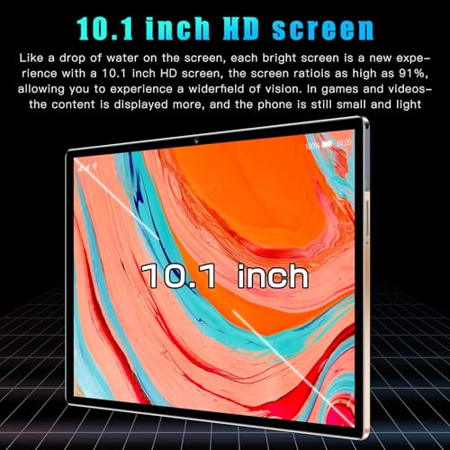 Image of Gaming Tablet Tablet Portable 2.4G 5GWiFi 8GB RAM 256GB ROM 1920x1200 5MP 13MP Octa Core 5800mAh Rechargeable Golden Tablet 100 to 240V Portable Tablet 10.1in Tablet 8GB RAM (US Plug) gaming pc