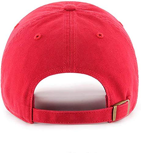 Gorra ajustada estilo Snapback y Dad Hat roja miniatura 2