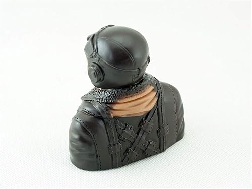 Miniatura 3 de Viloga Figura de piloto de avión a escala 1/5, modelo de juguete realista de la Segunda Guerra Mundial para juegos de aviones de madera de balsa de