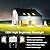 kelinvmi LED Flood Lights Outdoor 120W, 12000lm Outdoor Flood Lights, High Brightness Exterior Lighting Fixtures 6500K Coldwhite with IP66, Outdoor Lights for House, Yard, Garden,Playground