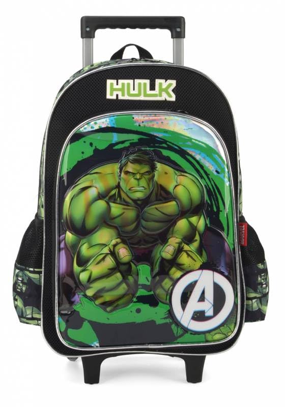Mochila Carrinho Luxcel Hulk Verde Ic38102ag