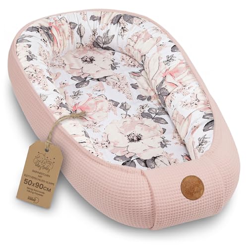 Totsy Baby Nido Bebe Recien Nacido 50x90cm - Reductor Cuna Capullo De Colecho Ninho Para Dormir Gofre De Algodón Cuco Ideal Para Gondola Moisés Y Viaje Rosa Silvestre Totsy Baby Nido Bebe Recien Nacido 50x90cm - Reductor Cuna Capullo De Colecho Ninho Para Dormir Gofre De Algodón Cuco Ideal Para Gondola Moisés Y Viaje Rosa Silvestre