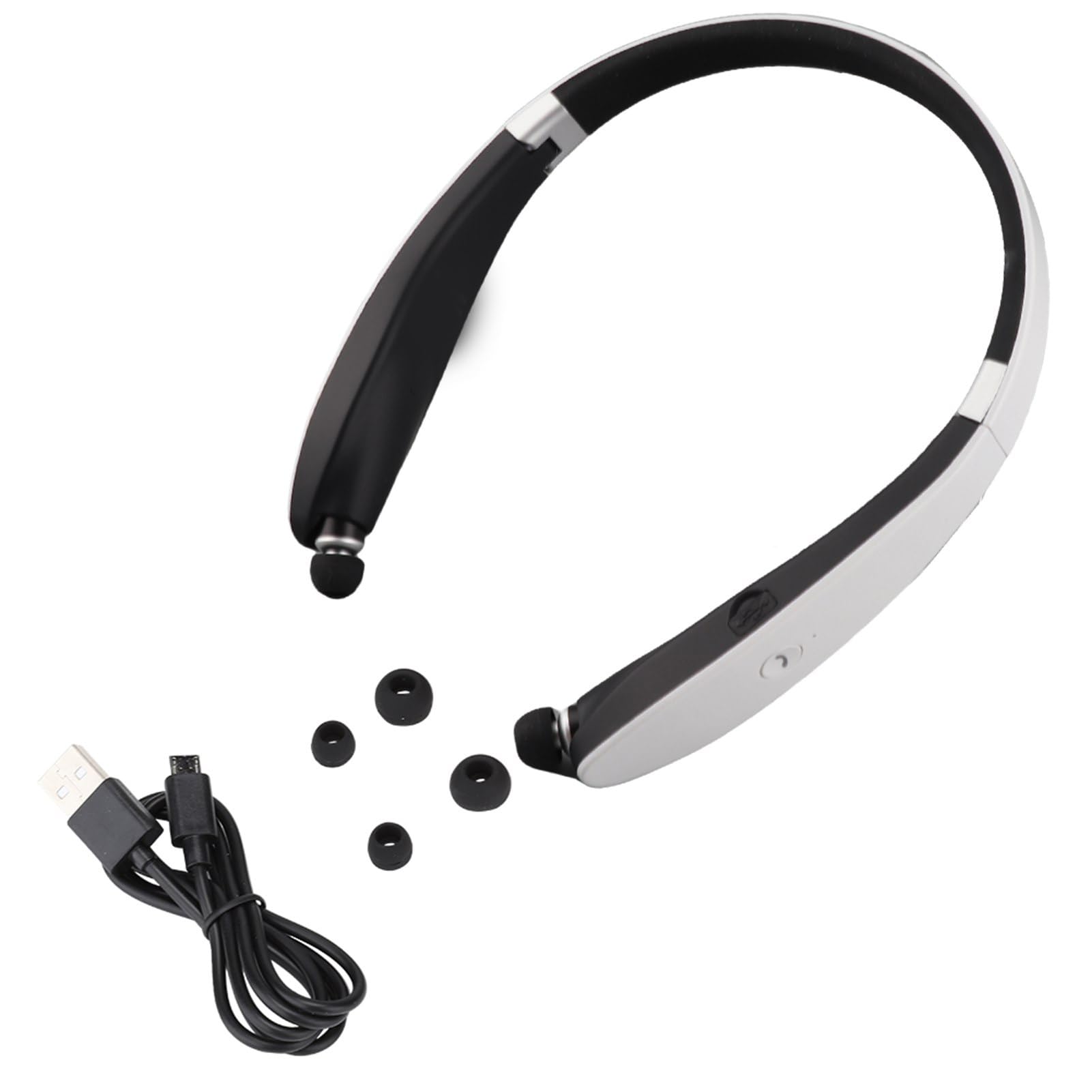 Cuffia Telescopica con Funzioni Intelligenti per Professionisti Impegnati, Auricolare Wireless per Connessione a Doppio Dispositivo (#2)