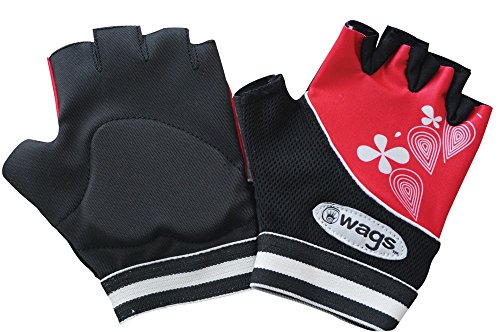 WAGs Flex - Guantes de Trabajo (Talla S), diseño de Flores, Color Rosa