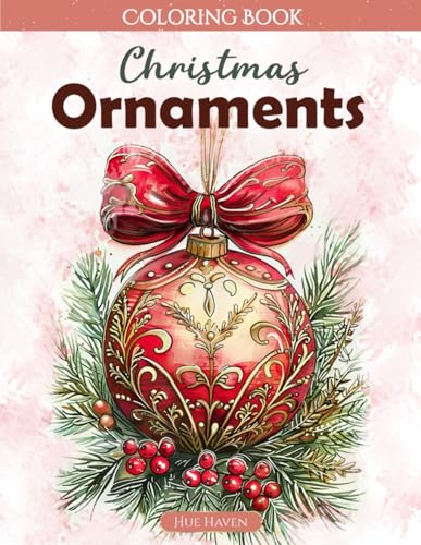 Christmas Ornaments Coloring Book for Adults: 30 Unique Festive Designs | Stress Relief, Relaxation & Mindfulness | Perfect Holiday Gift (Vintage Christmas Coloring Book) image 2