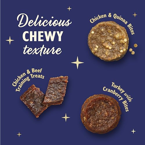 Lily’s Kitchen mit natürlichen Zutaten Adventskalender für ausgewachsene Hunde mit Fleischleckerlis Getreidefreie Rezepturen 100 g