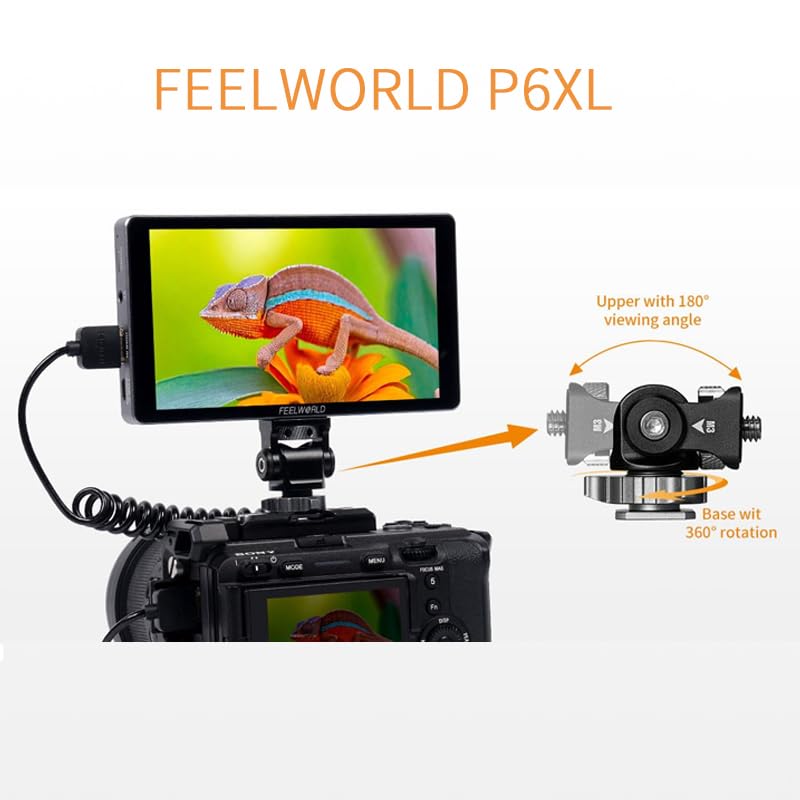 Amazon.co.jp: FEELWORLD P6XL 4K HDMI 6インチ 高輝度 1920x1080p