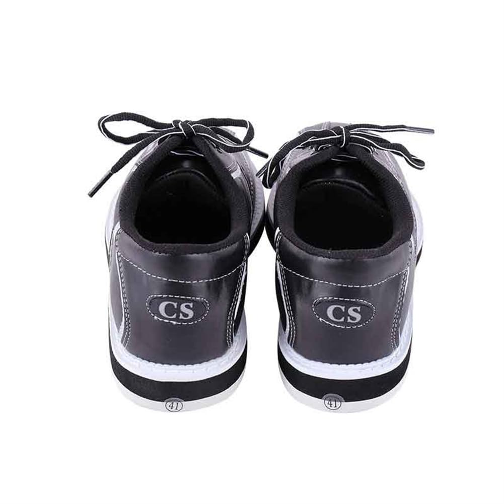 Herren Bowling Schuhe, Lässige Mode Indoor Bowls Turnschuhe Komfort rutschfeste Bowler Sport Athletik Trainer
