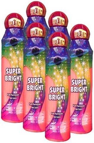 Six Pack 3oz Super Bright Red Bingo Dauber