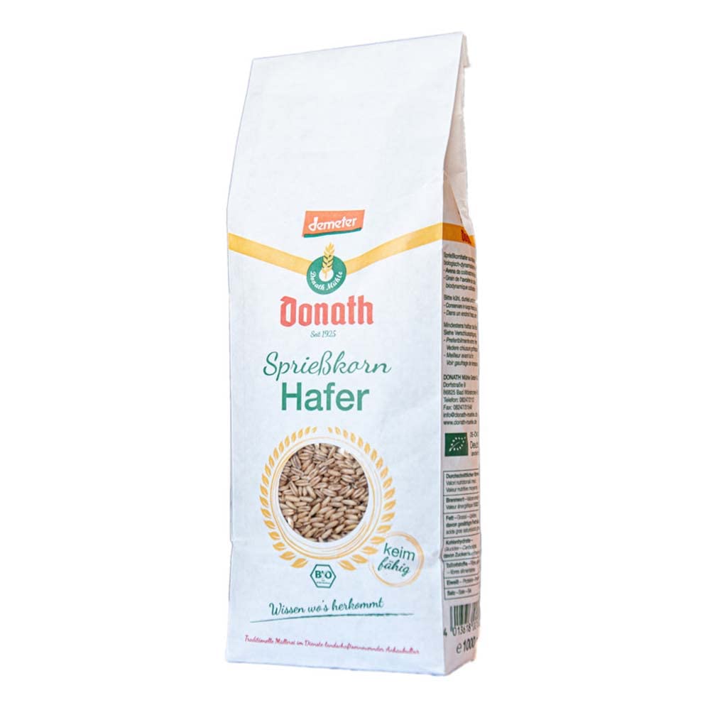 Donath Mühle - Demeter Sprießkornhafer - 1 kg - 9er Pack