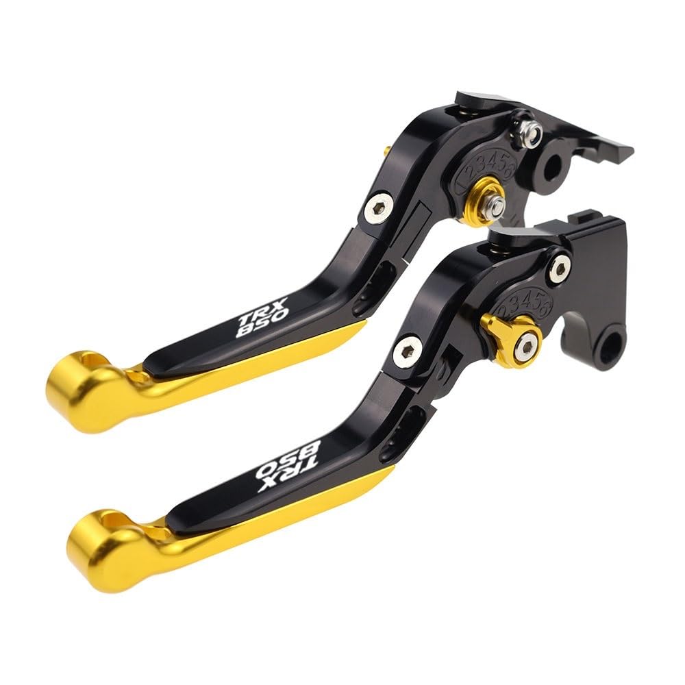 PLIQVBN Clutch Brake shafts Motorcycle Folding Extendable Brake Clutch Levers Adjustable Handler Set for TRX850 for TRX 850 1996-1999