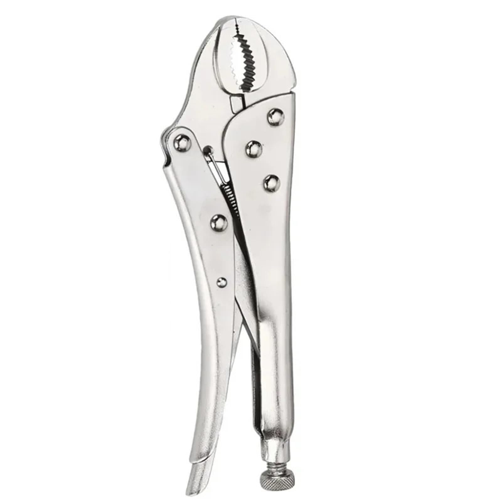 Locking Pliers Heavy Duty Locking Pliers with Adjustable Metal Face Clamp for Woodworking and Welding Repairs(5inch)