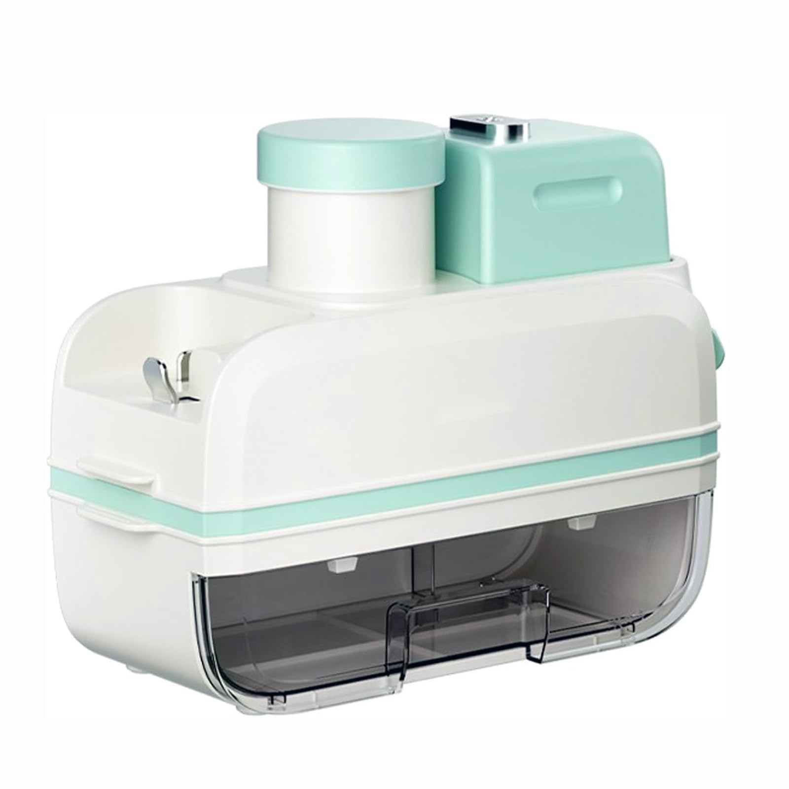 Hachoir électrique à légumes 220 V 100 W – Déchiqueteuse polyvalente avec 4 outils de coupe, grande entrée d'alimentation pour couper en dés, trancher, déchiqueter pour une préparation rapide des