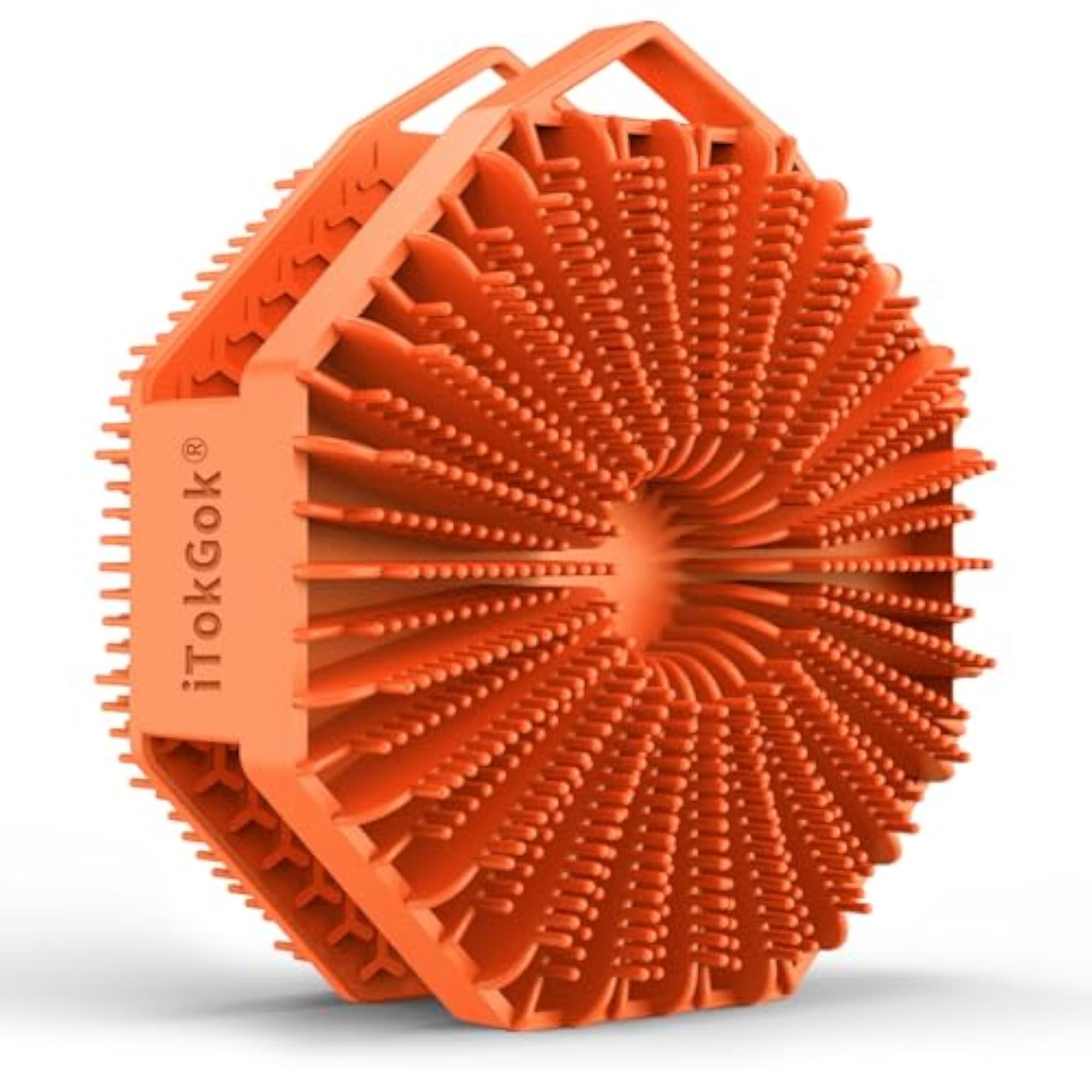 Silver-Infused Silicone Body Scrubber