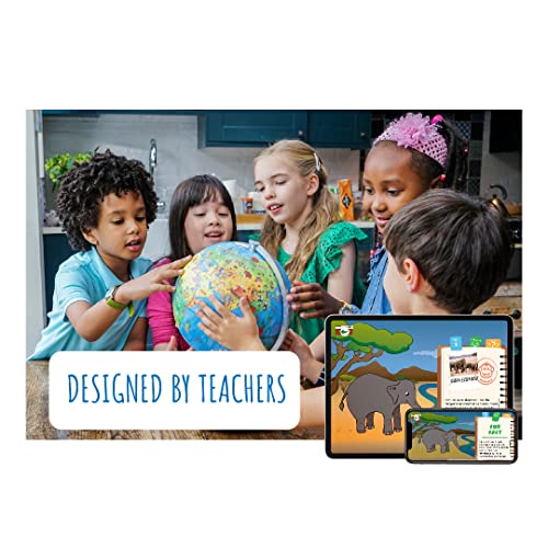 Interactive Children’s Smart Globe and Augmented Reality app to Explore the world. Simplified Earth Globe for Kids. Learning Toy. Educational Gift. Learn Geography. (App Requires Compatible AR Device) - Image 5