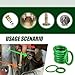 JawGrew 270 PCS Heater O-Ring, Gasket Kit, Automotive Air Conditioning Compression Seals for Most Cars, Trucks and Vans (Green #2)
