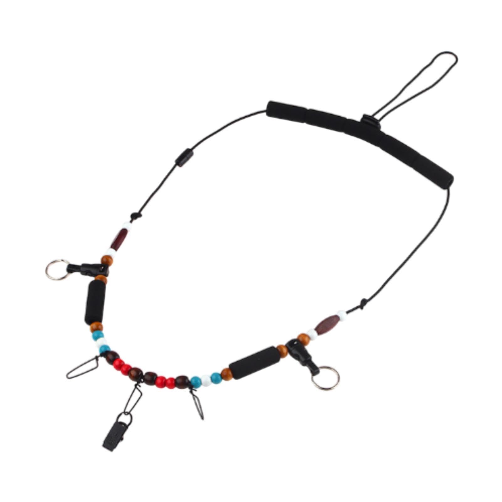 ATORSE Fly Fishing Lanyard Adjustable Fishing Tackle Fishing Tools Carrier Portable C-image-29