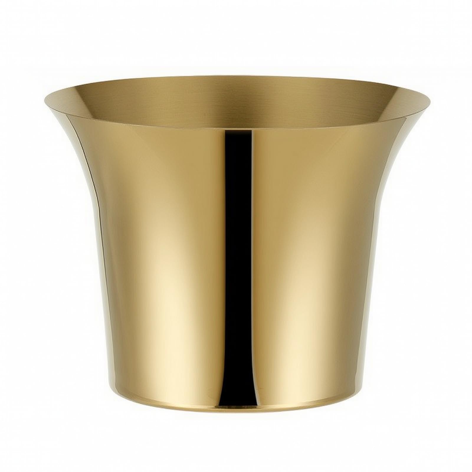 Cubitera con Doble Pared Cubo Hielo Doble Pared Resistente Recipiente para Organizadores, Establecimientos, Hoteles, Plata