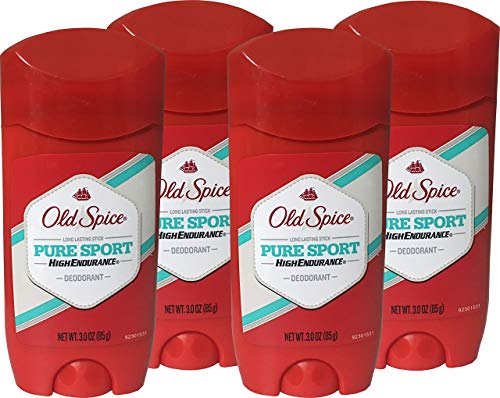 Old Spice High Endurance Deodorant, Pure Sport, 3.0 oz, 4 Pack