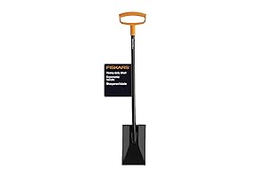Fiskars 46" Ergonomic Steel Garden Shovel