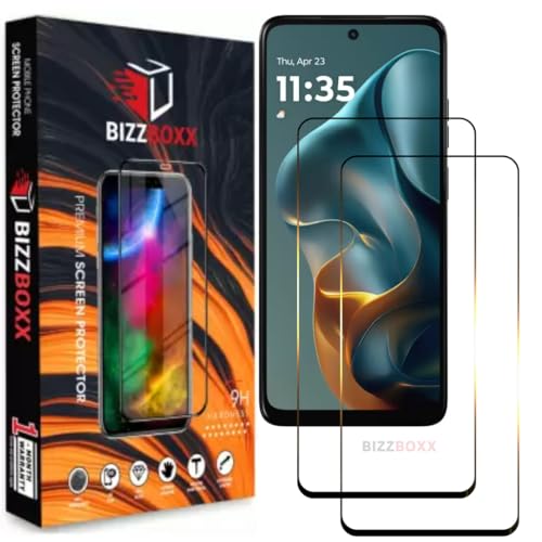Image of Compatible With Motorola g05 Tempered Glass Screen Protector Guard With Precise Edges - High Definition, Shatterproof, Easy Install, Anti-Fingerprint Screen Guard (Moto G05, G 05) - Pack of 2