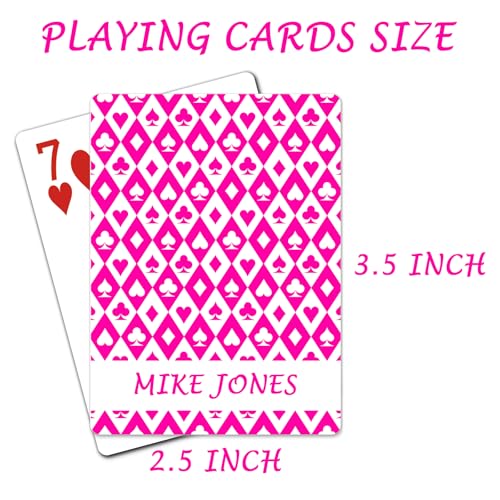 Baraja de Cartas Personalizada con Nombre y Texto miniatura 2