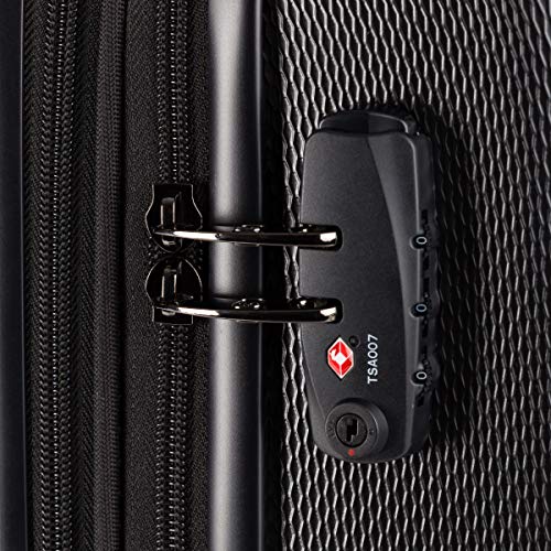 Image of SwissGear 7272 Energie Expandable Hardside Luggage with Spinner Wheels and TSA Lock, Black, 3-Piece Set (19 /24 /27)