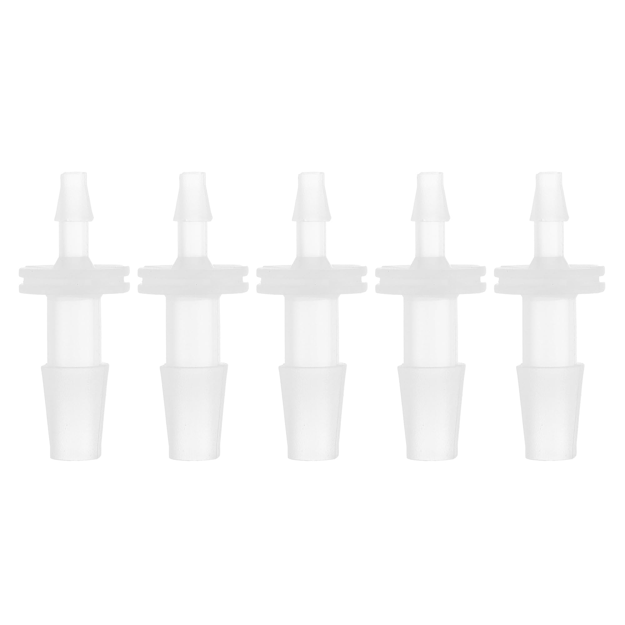 HEROFFIX 5 Pcs Aquarium Plastic Hose Barb Fitting 1/8